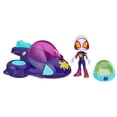 thumbnail image 2 of Marvel Spidey And His Amazing Friends: Ghost Spider Con Planeador violeta Estándar, 2 of 5