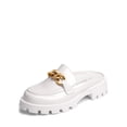 thumbnail image 1 of DREAM PAIRS Mules Plataforma Slip-On Mocasines Chunky Blancos Talla 7.5, 1 of 7