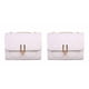 thumbnail image 1 of Cartera pequeña acolchada para mujer, bolso bandolera, con cordones dorados, para chica de moda, chica adolescente, 1 of 5
