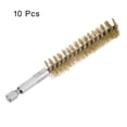 thumbnail image 3 of Uxcell 10Pcs Brass Bore Brush 17mm Dia 4.5" Long Cleaning Twisted Wire Brush for Tubes and Bearings, 3 of 6