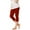 Red, variant on Mwjwdo Girls Lace Trim Capri Leggings Stretchy Yoga Pants Elastic High Waisted Joggers Kids Athletic Running Dance Sweatpants Black 2 Years