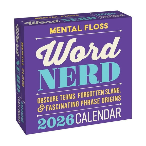 Word Nerd 2026 Calendar: Obscure Forgotten Slang & Fascinating Phrase Origins, (Paperback)