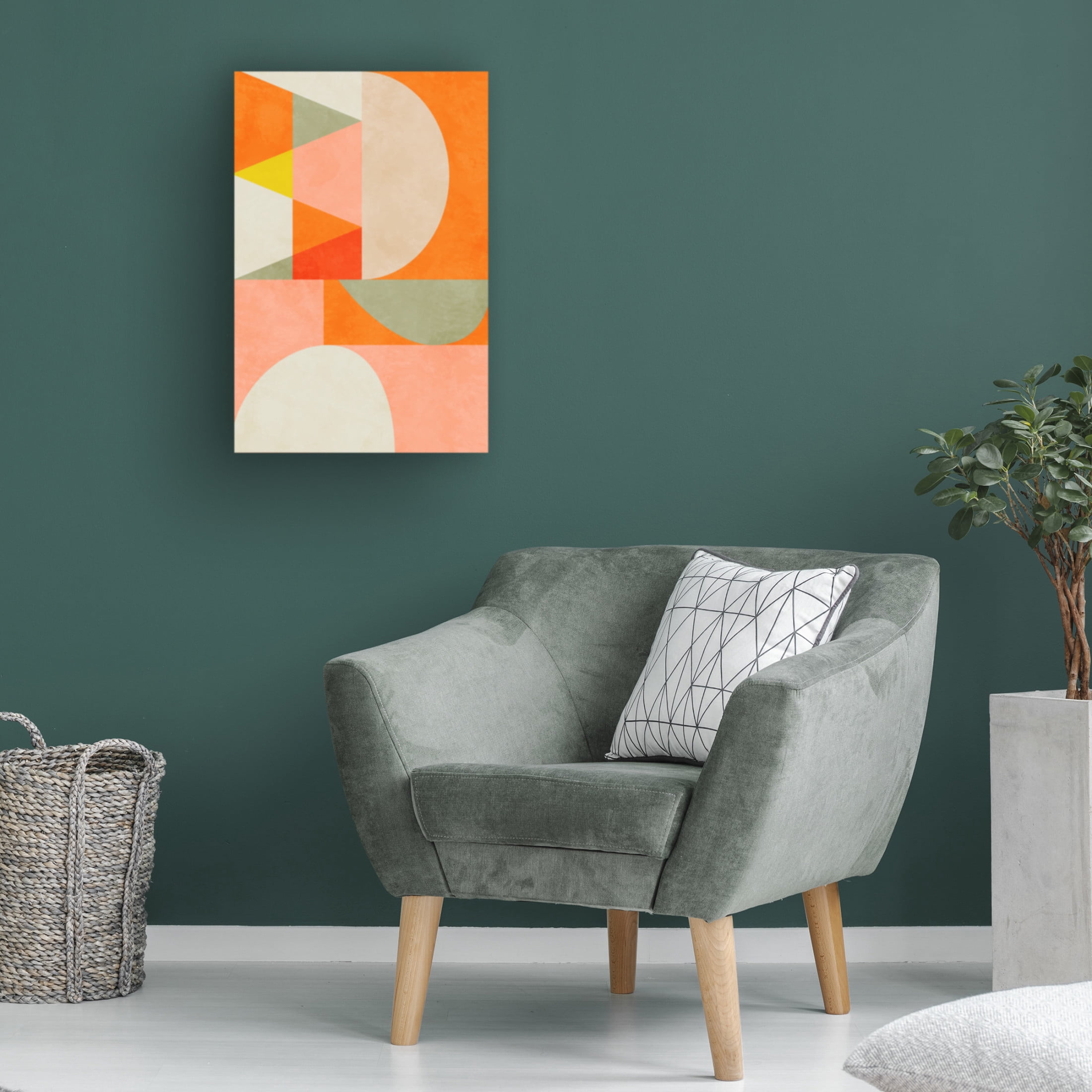 Trademark Fine Art Ana Rut Bre Summer Circles 4 Canvas Wall Art