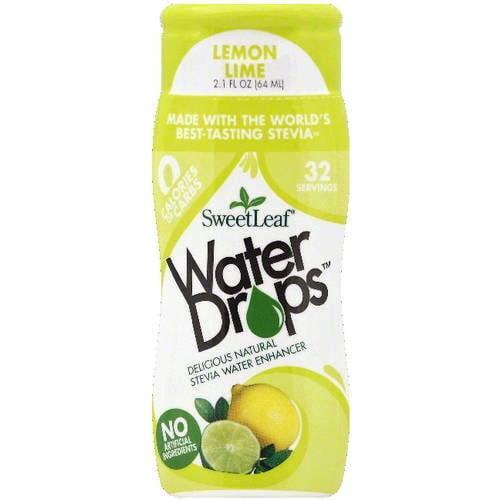 SweetLeaf Water Drops Lemon Lime Stevia Water Enhancer, 2.1 fl oz