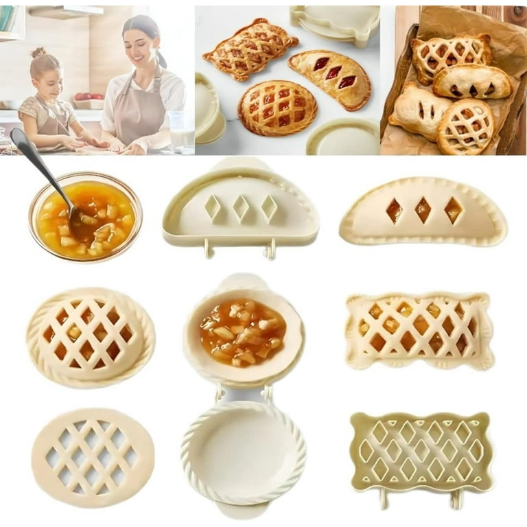 2022 NEW Christmas Dough Presser Pocket Pie Molds, Mini Pie Maker for  Christmas Party Baking ​Supplies, Party Potluck ​Hand Pie Molds, One Press  Cottage Pie Set Hand Pie Molds for Christmas 