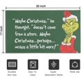 thumbnail image 6 of Christmas Funny Welcome Kitchen Rug Indoor Anti-Fatigue Kitchen Mat Winter Door Mat Anti-Slip Scratch Sand Cartoon Pattern Doormats 17" X 30" Crystal Velvet, 6 of 6