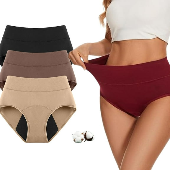 Fluxe Incontinence Underwear Women, Washable and Reusable Leakproof Comfortable Panties for Women, 4-Layer Fluxe Leak-Proof Underwear for Women 55 