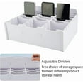 thumbnail image 4 of SANFURNEY 24 Slots Cell Phone Storage Box for Classroom Calculator Holder Class Cell Phone Organizer White, 4 of 9