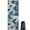 Lightblue Butterfly Sparkle, variant on Gray Red Flower Butterfly Pattern Hot Yoga Mat Towel Non Slip for Hot Yoga - Quick-Drying Yoga Mat Cover with 4 Corner Pockets with Travel Bag - Hot Yoga Towel Non Slip 70"x26"