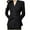 Black, variant on Dealovy Womens Belted Blazers Long Sleeve Open Front Suit Jackets Dressy Casual Office Blouse Tops
