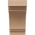 thumbnail image 2 of 8"W x 8"D x 16"H Wide Pescadero Rough Cedar Woodgrain TimberThane Corbel, Primed Tan, 2 of 6