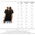 thumbnail image 4 of Zukuco Women's Twist Front T Shirt Short Sleeve Round Neck Tunic Tops Casual Loose Fitted, 3XL, 4 of 4