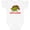 AA-White, variant on Santa-Saurus Christmas Dinosaur Boys or Girls Baby Bodysuit