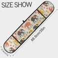 thumbnail image 3 of Dailycode Double Sided Oven Mitt with Loop Heat Resistant Kitchen Long Potholders 7" x 35" Elephants Family Playing, 3 of 6
