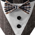 thumbnail image 6 of Harikaji Large Dog Tuxedo, Dog Wedding Bandana Collar with Bow Tie, Adjustable Dog Tux Formal Dog Costumes for Medium Large Dogs Green, 6 of 6