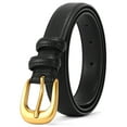 thumbnail image 2 of SENDEFN Womens belts for Jeans Pants Ladies Belt Vintage Gold Buckle Leather Belt Gift Box, 2 of 6