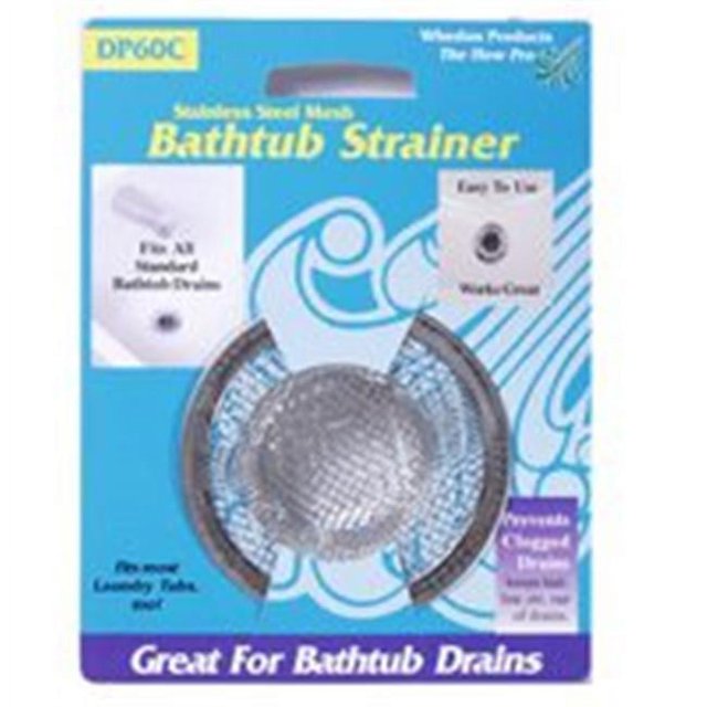 Whedon Products DP60C Passoire de Baignoire en Maille d'Acier Inoxydable