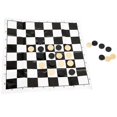 thumbnail image 2 of Échiquier en bois, pièces d'échecs, jeu de dames, jeu intellectuel pour enfants et adultes, 2 of 4