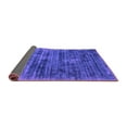 thumbnail image 2 of Ahgly Company Indoor Square Abstract Purple Contemporary Area Rugs, 4' Square, 2 of 4