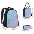 thumbnail image 2 of Balery Fantasy Gradient Mochila Escolar 3 en 1 para Niños - Mochila Resistente con Lonchera Térmica y Estuche - Mochila Escolar para Niños y Niñas, 2 of 7