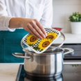 thumbnail image 4 of Sunflower Pot Holders for Kitchen Heatproof Potholder, 3 Pack Yellow Spring Flora Summer Botanical Plaid Hot Pads Multipurpose Oven Pads Cloth Potholders Trivet for Cooking Baking, 4 of 8