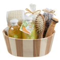 thumbnail image 1 of Kit de masaje y reflexología de madera para mujeres en casa, kit de spa para relajación y rejuvenecimiento de todo el cuerpo con pepino fresco, melón, aromaterapia, baño y cuerpo, 1 of 5