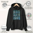 thumbnail image 3 of Men's Lilo & Stitch Emotions of 626 Pull Over Hoodie Black Small, 3 of 9