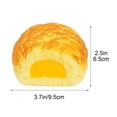 thumbnail image 3 of Rirozkan Squishies Sensory Stress Toys, Slow Rising Soft Fidget, Simulation Cream Puff Bread, Stress Relief Squeeze for Anxiety, 3 of 6