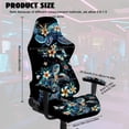 thumbnail image 6 of HUIACONG Gaming Chair Cover Gaming Chair Protective Cover Sea Turtle Flower Easy to Install Scratchproof Machine Washable Stretch Fabric Gaming Chair Decorations, 6 of 6