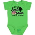 thumbnail image 3 of Inktastic Let Me Smash Cake Its My Birthday Girls Baby Bodysuit, 3 of 5