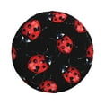 thumbnail image 2 of Easygdp Beautiful Red Ladybug Wheel Sun Guard, Spare Tire Cover,Universal Trailer Suv Truck Camper Travel,Easy To Install And Remove -15 Inch, 2 of 9