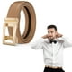 thumbnail image 1 of Cinturones de hombre Lisbinx de cuero con hebillas doradas - Cierre automático para vestir de forma informal o formal., 1 of 7