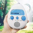 thumbnail image 4 of Digital Shower Radio, Portable Mini Shower Radio Indoor FM AM Electronic Built-in Speaker Waterproof, 4 of 5