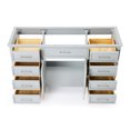 thumbnail image 6 of Ariel D061s-Bc Kensington 60" Single Free Standing Vanity Cabinet Only - White, 6 of 7