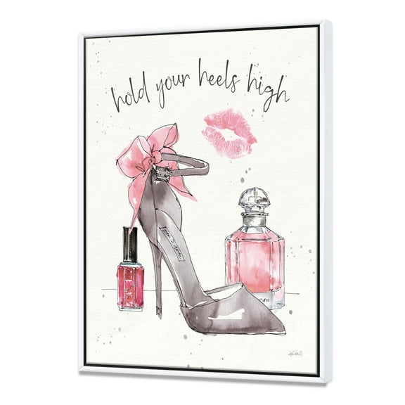 Designart ' Glam Chic Accents IV ' Fashion Framed Canvas