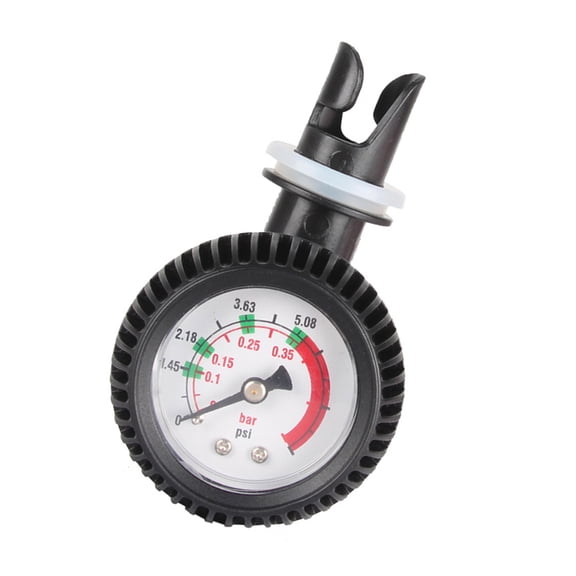 WORGEOUS Pressure Gauge Air Thermometer for Inflatable Boat Kayak Air Pressure Testing Connector Stand Up Paddle Board Surfing