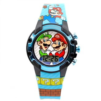 GAME BOY LCD腕時計 マリオ 未開封 Nintendo Kids Super Mario Bros LCD Watch, Unisex, Mario and Luigi