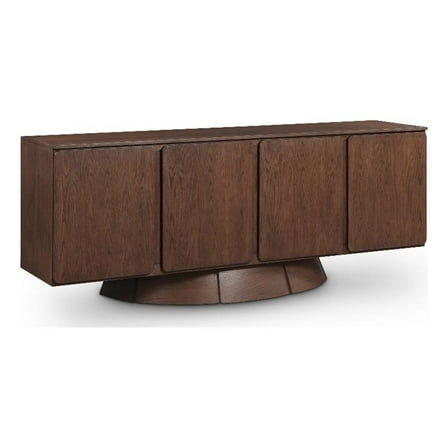 Pemberly Row Modern / Contemporary Brown Oak Veneer Sideboard/Buffet