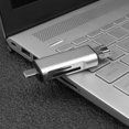 thumbnail image 3 of 5 In 1 Multifunction USB 3.0 Type C USB Micro USB SD TF Memory Card Reader for Android IPhone Computer Dock OTG Type C Adapter, 3 of 5
