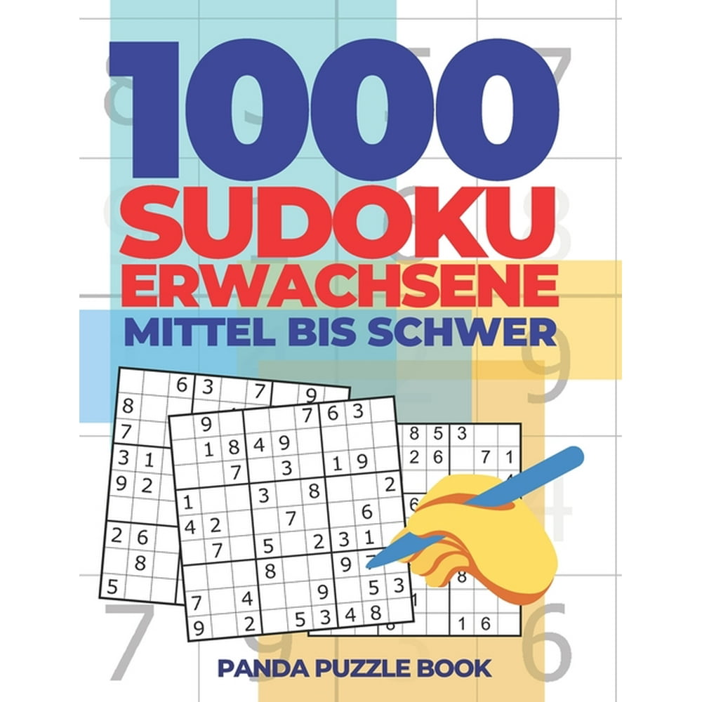 1000 Sudoku Erwachsene Mittel Bis Schwer Logikspiele F r Erwachsene 