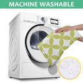 thumbnail image 6 of Green White Checkerboard Checkered Pattern Square Tablecloth,Waterproof Square Table Cover,Wipeable Spillproof Washable Table Cover for Home Kitchen Party Decor 60"x60"(152x152cm), 6 of 6