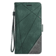 thumbnail image 1 of Stylish PU Leather Contrast Color Phone Case - Perfect for Your iPhone!, 1 of 1
