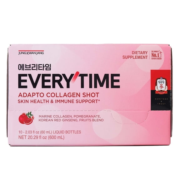 Everytime Adapto Collagen Skin Health Immune Support 10ct