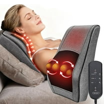 COSYSKY Shiatsu Massager, Neck & Back Massager with Heat, Deep Tissue Massage Pillow, 1 Pic, Black