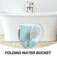 thumbnail image 3 of SOPOTUTU Foldable Portable Foot Basin Tub Sky Blue for Soaking Feet and Outdoor Activities, 3 of 6