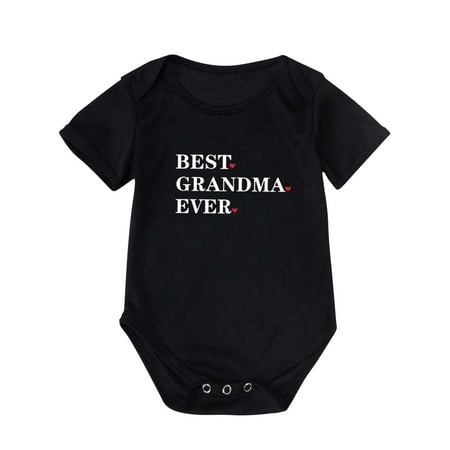 

QIPOPIQ Toddler Girls Jumpsuits & Rompers Clearance Toddler Baby Girls Boys Short Sleeve Letter Print T-Shirt Jumpsuit Romper