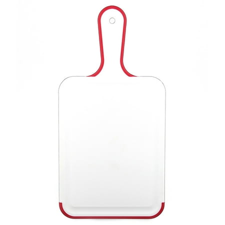 

Table Tennis Shaped PP Chopping Board Anti-slip Handle TPE Edge Portable Food Cutting Board Mat