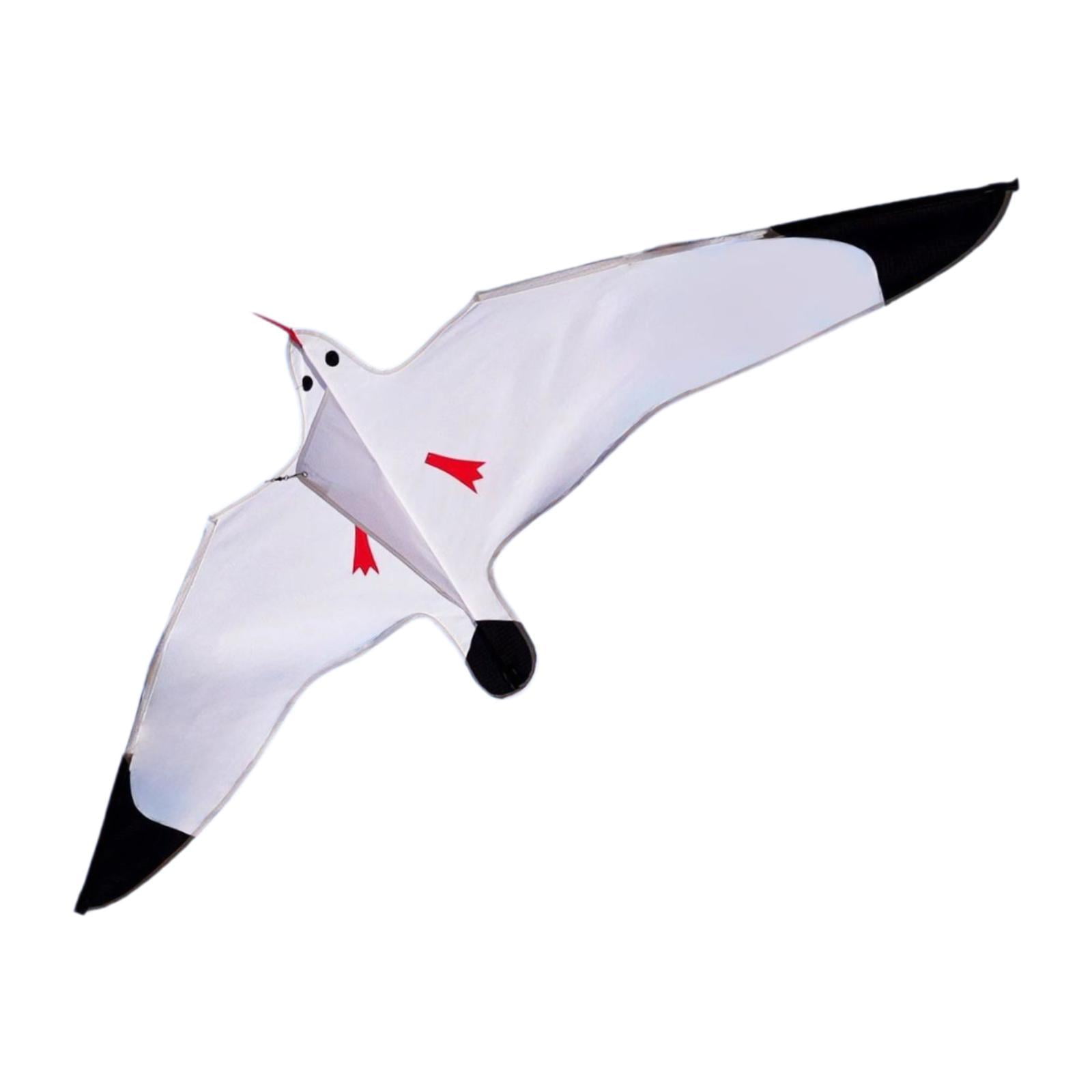 harayaa Seagull Kite Beach Kite Sturdy Easy to Fly Fun Beach Toy and 164ft Kite Line for