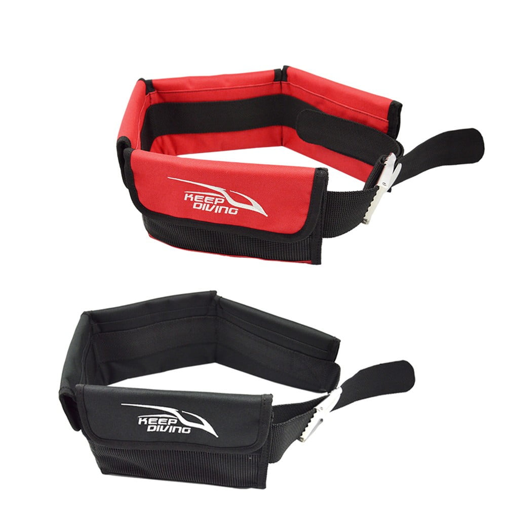 Premium Scuba Diving 4 Pocket Bag Adjustable Weight Belt Free Dive Equipment 