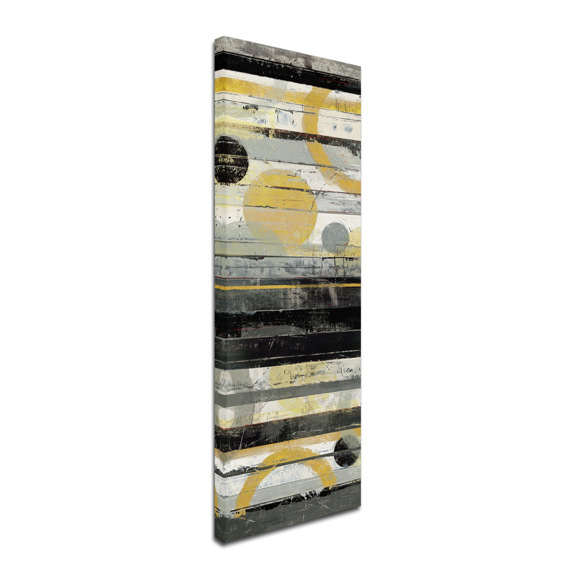 Trademark Fine Art 'Yellow Zephyr Panel' Canvas Art by Mike Schick